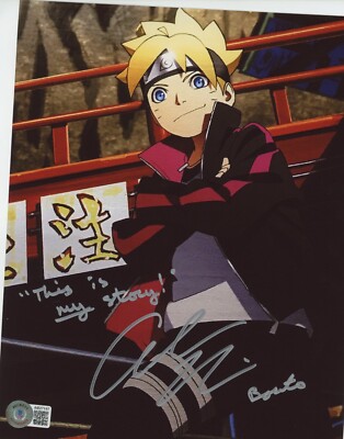 Amanda Miller  Naruto  Autogramm signed  Boruto  10x8 Foto Beckett COA