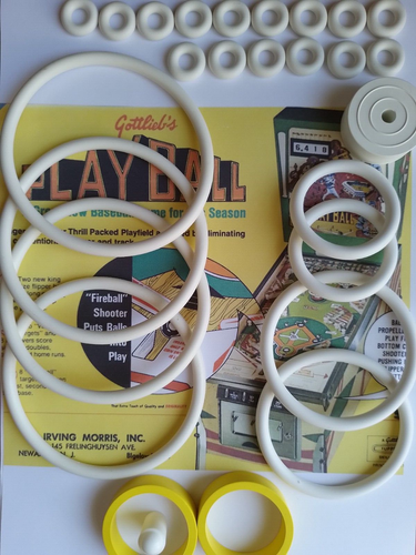 FLIPPER BALLY FREEDOM KIT ELASTIQUES CAOUTCHOUC DOIGT DE BATTEUR JAUNE