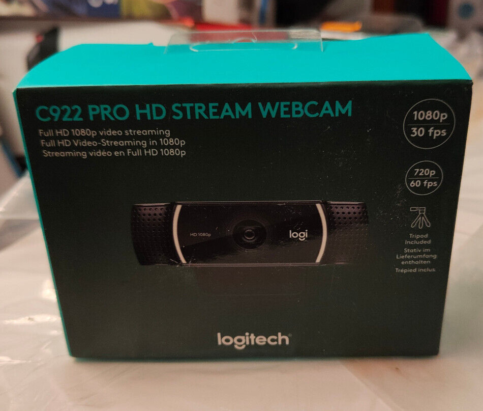 Webcam Logitech C922 Pro Stream Full HD 1080p neuve avec micro intégré USB