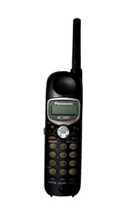 Used PANASONIC 2.4GHz HANDSET ONLY FOR KX-TG2382 / KX-TG2383B + charger base