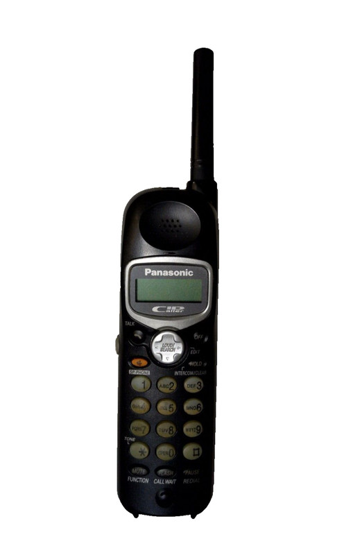 Used PANASONIC 2.4GHz HANDSET ONLY FOR KX-TG2382 / KX-TG2383B + charger base