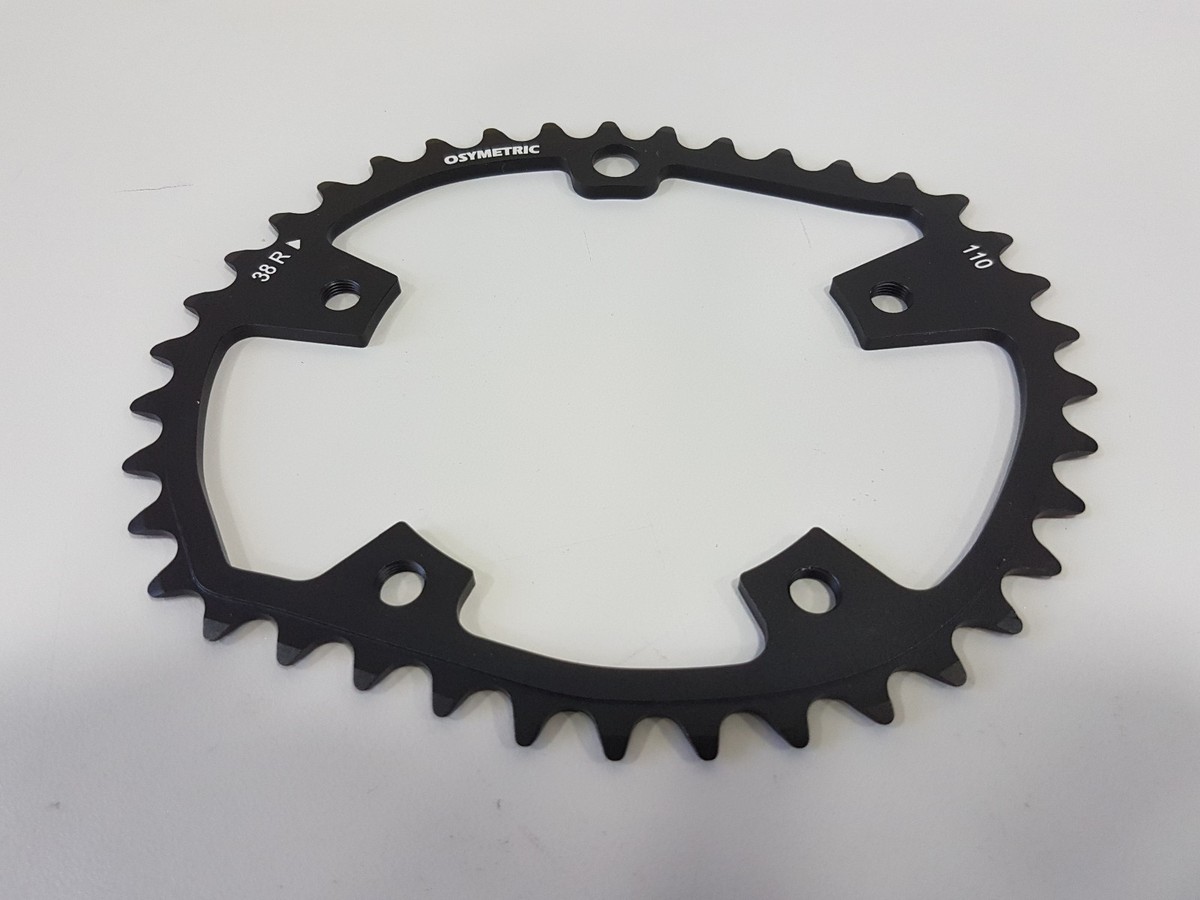 OSYMETRIC チェーンリング 52T 38T 110mm OSYMETRIC チェーンリング 52T 38T 110mm Osymetric Aluminum
