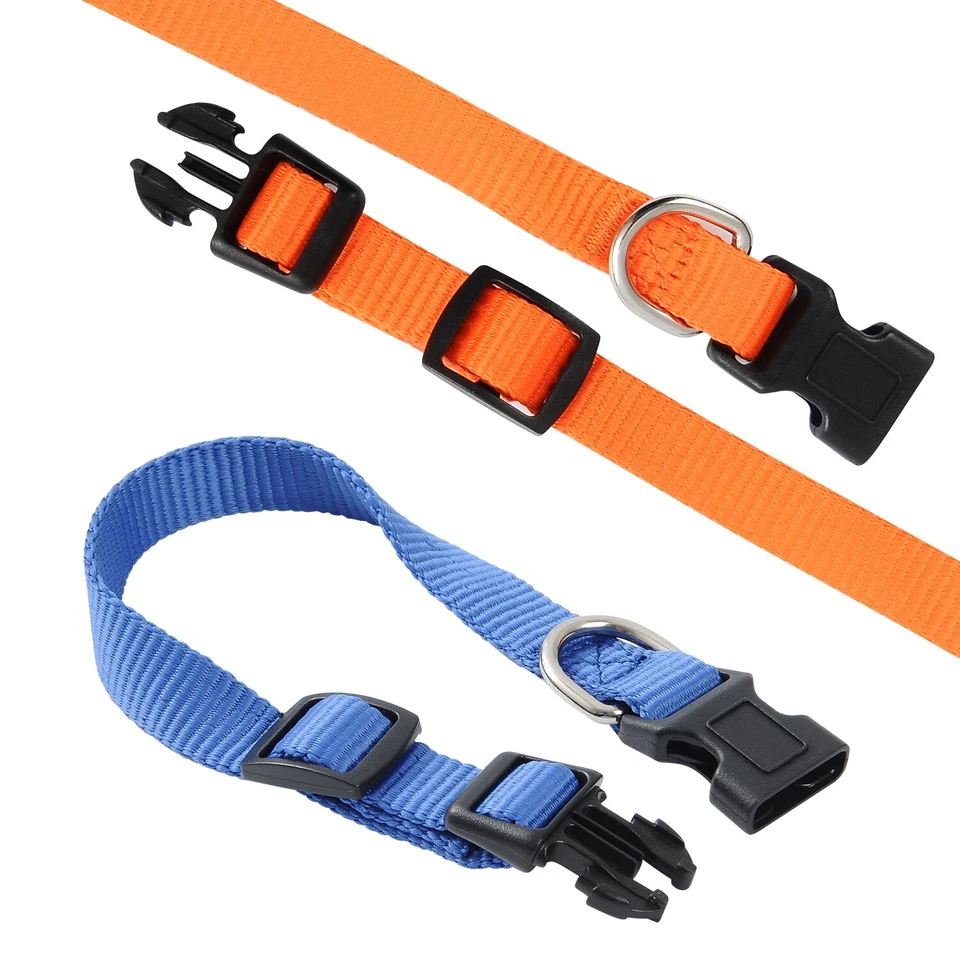 Juego de 12 collares de identificación de cachorro de nailon suave para cachorro Foto 3 de 4