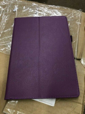 Lenovo Tab E10 TB-X104F 10.1'' Tablet FOLIO Cover Case Stand Book Purple