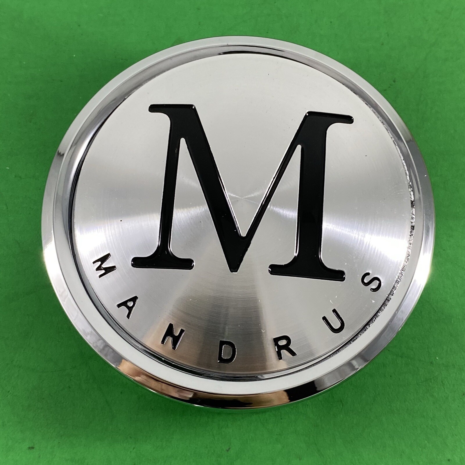 (1) MANDRUS CUSTOM WHEELS POLISHED  CENTER CAP HUBCAP SPCE71-C-image