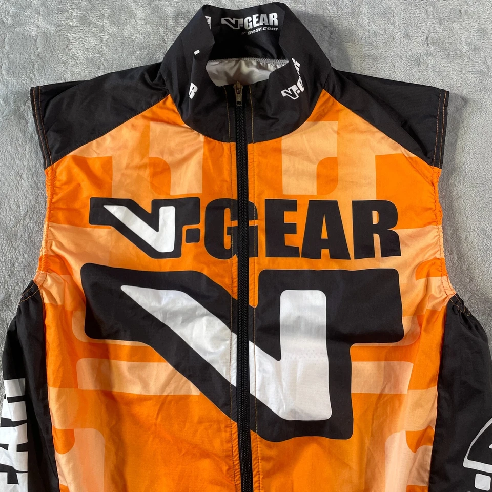 V Gear Cycling Shell Vest Mens Small Performance Lightweight Vented Outdoor - Image 4 of 4