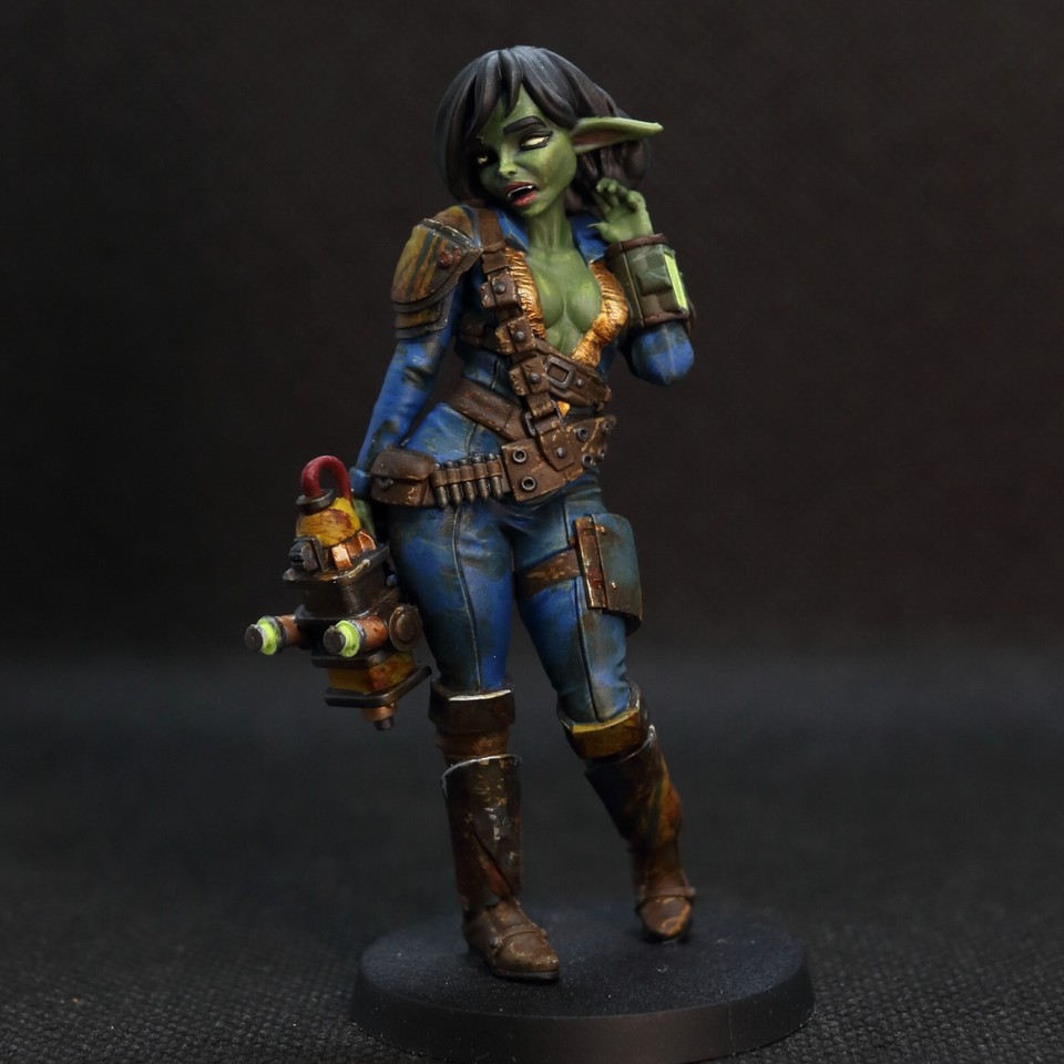 Painted Miniature female (DnD)(75mm) Vault Goblin (Pin-up) | eBay
