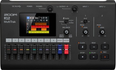 Zoom R12 MultiTrak Recorder with Touchscreen, New!