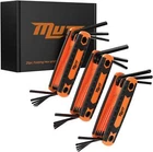 25pc Folding Allen and Torx Wrench Set | Metric, SAE Hex Key Sets and Star Keys