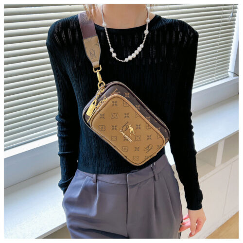 Luxus Mini Geldbörse Damen Quadratisch Taschen Crossbody Schulter Geldbörse Kuriertasche Handtaschen - Bild 5 von 10