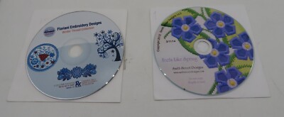 Set of 2 Embroidery CDs Floriani Winter Threads & Smith Street Feels Like Spring