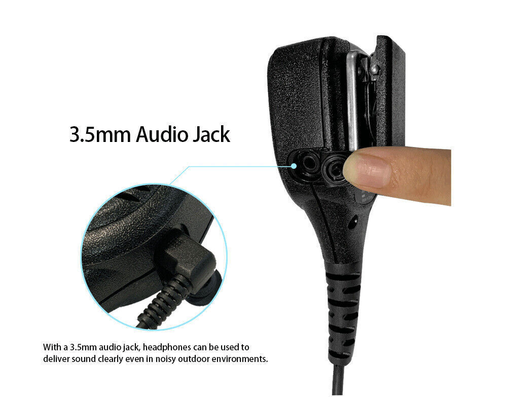 2-Pin Speaker Mic For Motorola CP040 CP100 CP125 CP140 CP150 CP160 CP180 Radio E - Foto 8