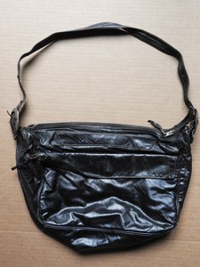 red suede evening bag