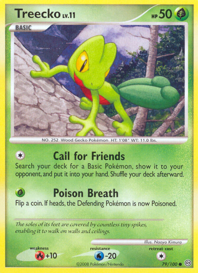 Pokemon - Treecko - 79/100 - Common - Stormfront - NM
