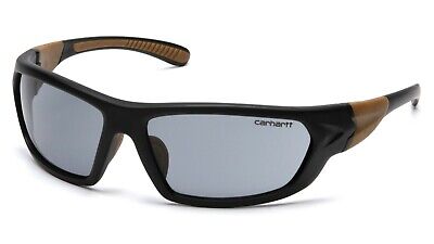 Carhartt Cayce Smoke/Gray Anti Fog Safety Glasses Sun Slim Wraparound Z87+