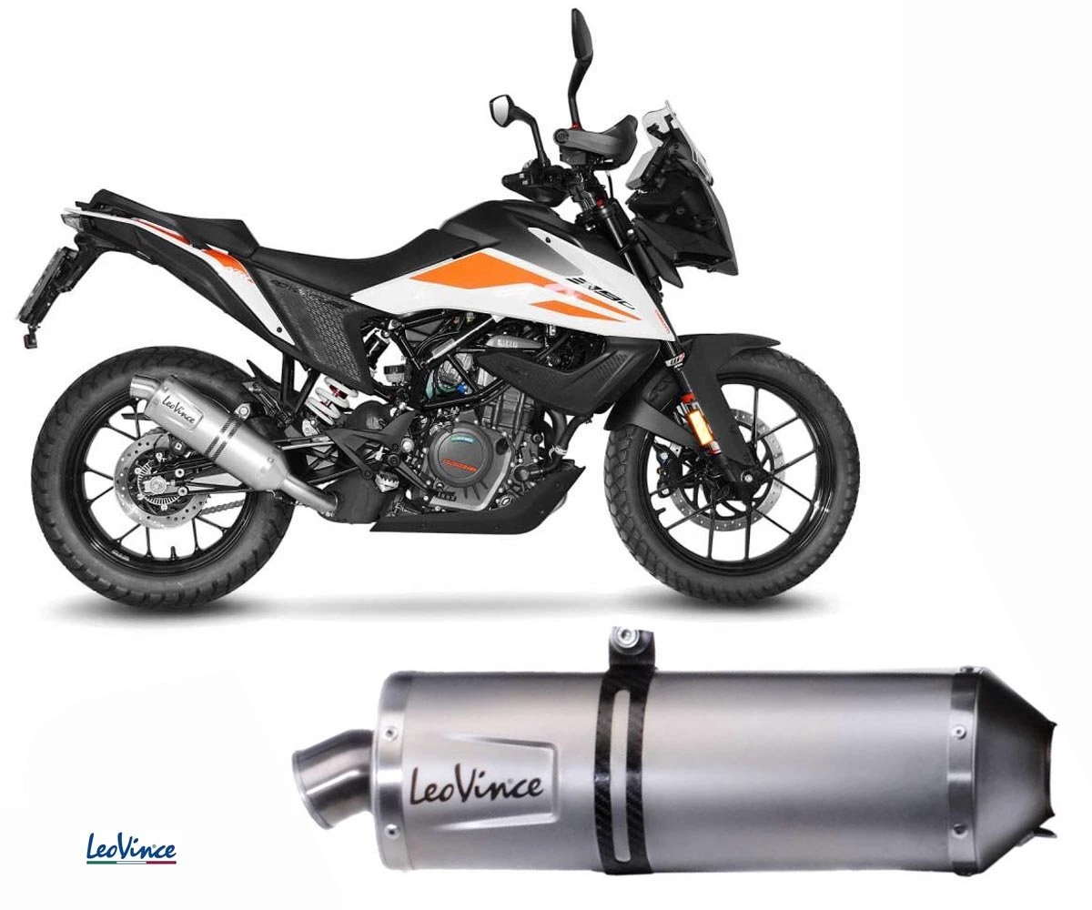 Exhausts Leovince homologated LV ONE EVO KTM 390 ADVENTURE 2020