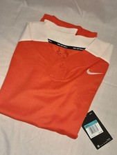 Nike Stock Vapor Select 1 Button Softball Jersey Women's Medium Orange AV6715