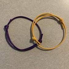 String Bracelet Summer Beach Cord Surfer. free shipping Purple, Orange