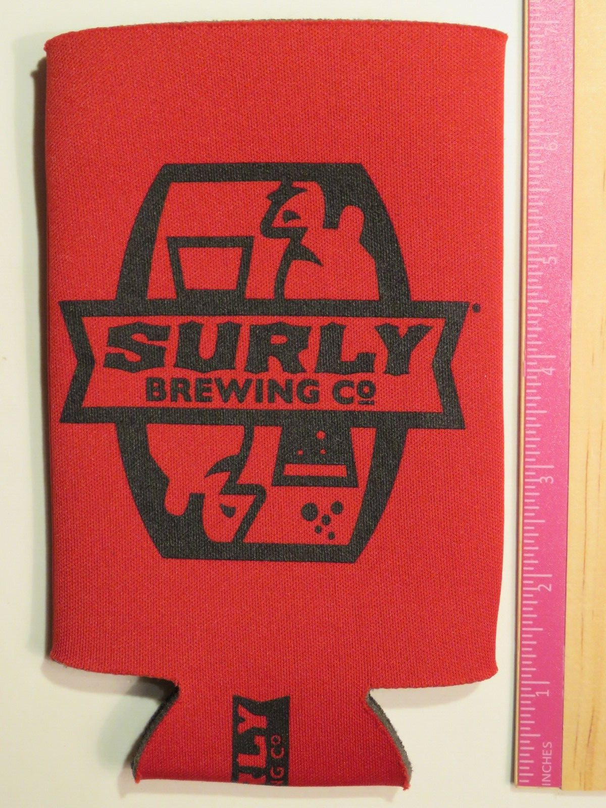 Insulated Beer Bottle Can Holder Koozie: SURLY Brewing Co ~ Minneapolis, MN