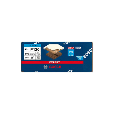 Bosch Professional Expert C470 Schleifpapier mit 8 Löchern für Exzenterschleifer