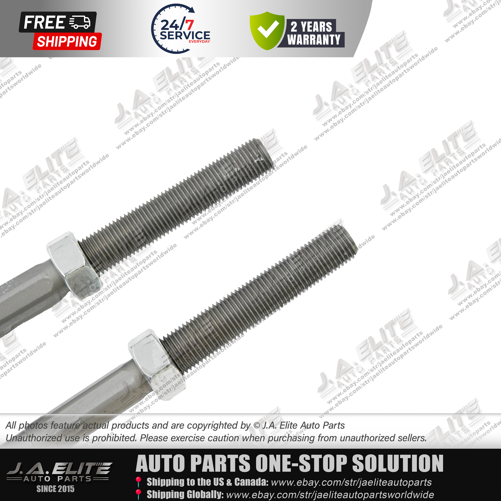 2pcs Inner Tie Rod Ball Joint fit Ferrari 612, 217374, 217375