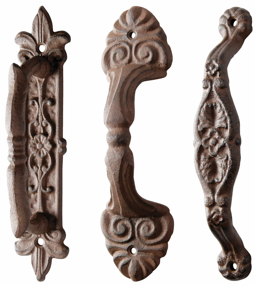 Türgriff Türknauf nostalgisch Griff Gusseisen Türbeschlag Schrankgriff Antik - Bild 2 von 2