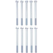 Bolt MC Hardware 8mm Hex Head Flange Bolt 6x1.0x0x70mm - 10/Pack 024-10670