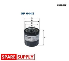 OIL FILTER FOR DODGE AVENGER, AVENGER CALIBER DART FILTRON OP 644/2