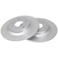 2 Bremsscheiben Voll Nicht BelüFtet Ø 302 Mm 11 Mm A.B.S. FüR U.A. Mazda 5