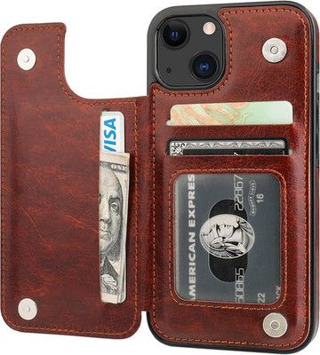 Compatible with Iphone 13 Wallet Case with Card Holder, PU Leather Kickstand Car