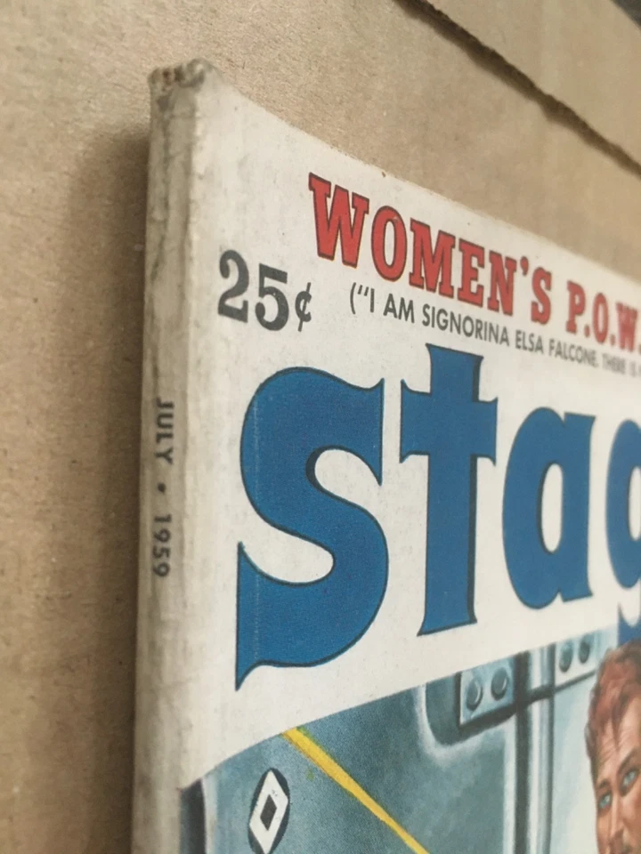 Stag July 1959 Adult / Men magazine Adventure Pulp Pin up - Image 3 of 4