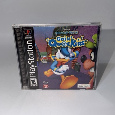 Disney's Donald Duck: Goin' Quackers PS1 PlayStation 1 Complete CIB + Reg Card