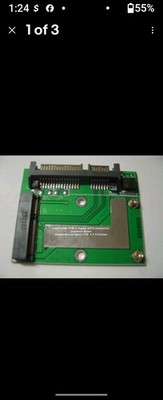 1.8 in mSATA Mini PCIE SSD to SATA Adapter Converter US Seller New