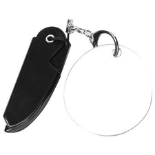 Foldable Comb Keychain With Small Mirror For Men Travel And Beard