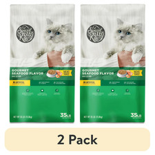 (2 pack) Special Kitty Gourmet Formula Seafood Blend Flavor Dry Cat Food, 35 lb 0.63 per pound