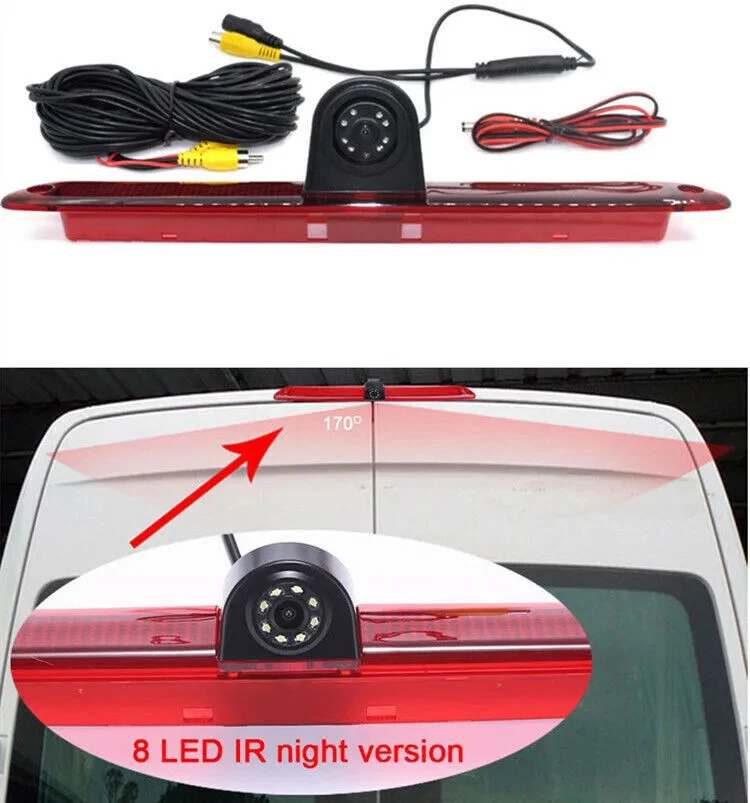 Brake Light Backup Camera for Benz Sprinter VW Crafter Vans 2007-2019+5" Monitor - Image 3 of 4
