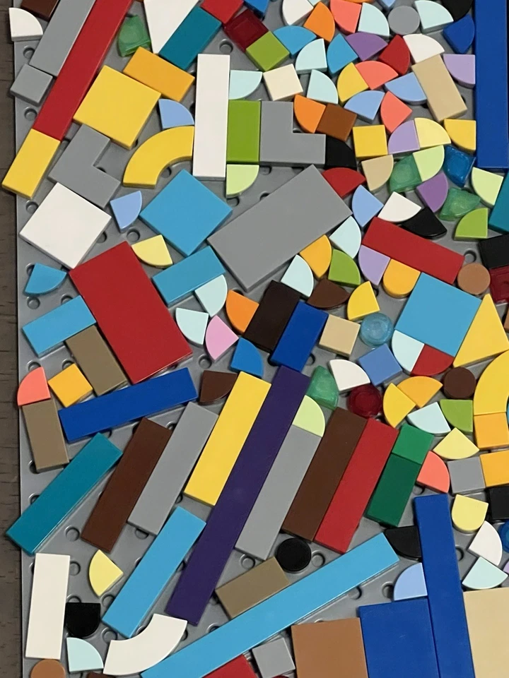 LEGO Smooth Tile 800 Pcs Mosaic MOC Bulk Mix Color Star Wars Harry Potter City - Image 3 of 4