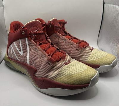 New Balance Two WXY V2 Maroon Gold Basketball Shoes BB2WYSM2 Size 13