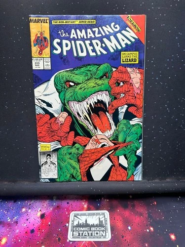 Amazing Spider-Man #313 Raw FN/VF Interno Tie-In Vintage Marvel Comics '89