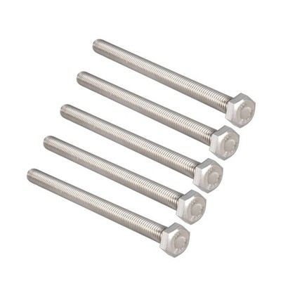 Sourcingmap M8x 110mm 1,25mm Gewinde Steigung Edelstahl Hex Head Schrauben 5PCS