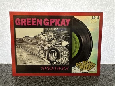 2025 Topps Garbage Pail Kids GPK Green Day Album Art AA-14 SPEEDERS 3/5
