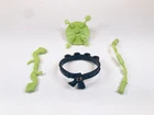 Vintage 1989 TMNT Wacky Action Rock N Roll Michelangelo Complete Set Accessories