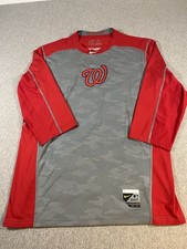 Nike Pro Washington Nationals MLB Authentic Collection Training Shirt L Dri-Fit