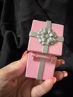 EUC Mattel 2001 Barbie  Dollhouse Pink Birthday Present Gift Silver Bow — photo 2
