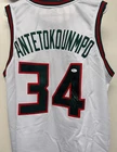 GIANNIS ANTETOKOUNMPO Signed Custom GREEK FREAK Jersey NBA JSA AUTO 🔥