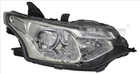 Hauptscheinwerfer TYC 20-15897-05-2 FüR Outlander Mitsubishi 3 GF2W GF7W 4WD