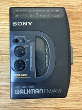Sony Walkman WM-FX38 Mega Bass Cassette Player. Radio Works. Tape Not Working