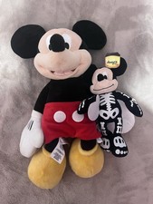 Disney Micky Plush 16? and 10? Set Disney Store