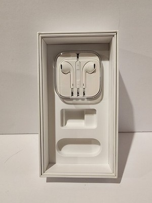  Apple Earpods w/ 3.5mm headphone Plug/mic iPhone 6S 6 Plus 5S SE  In Orig Box