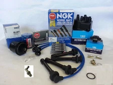 Tune Up Kit NGK V-Power Plugs PCV Valve for Honda Civic CX DX LX 1.6 1996-2000